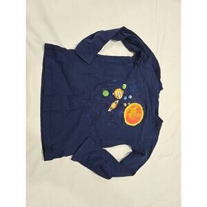 Lands End Boys Solar System Shirt Medium 5-6